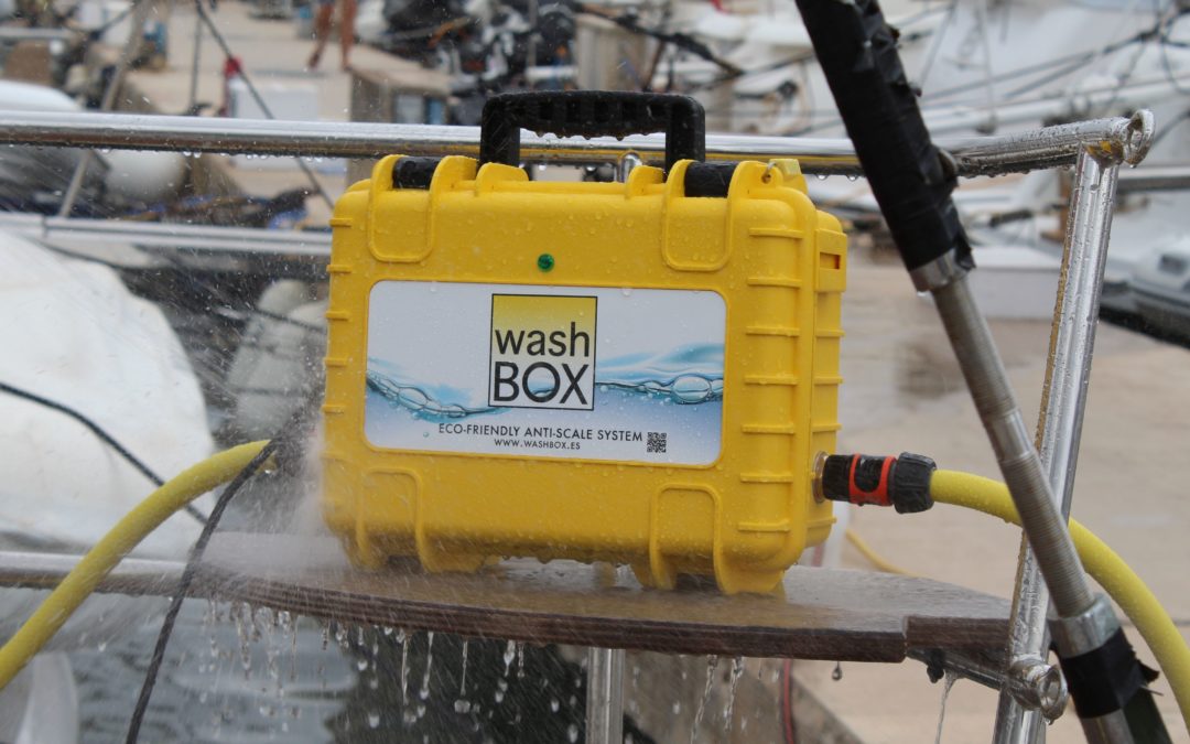 Pruebe ahora el Descalcificador portátil washBOX® en Cataluña/España